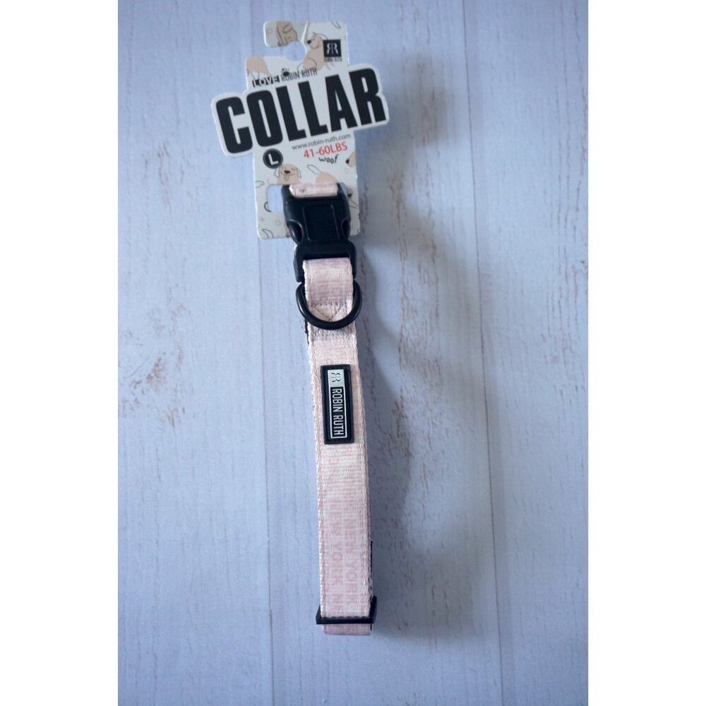 Robin Ruth NY Dog Collar Pink - Size L, NWT